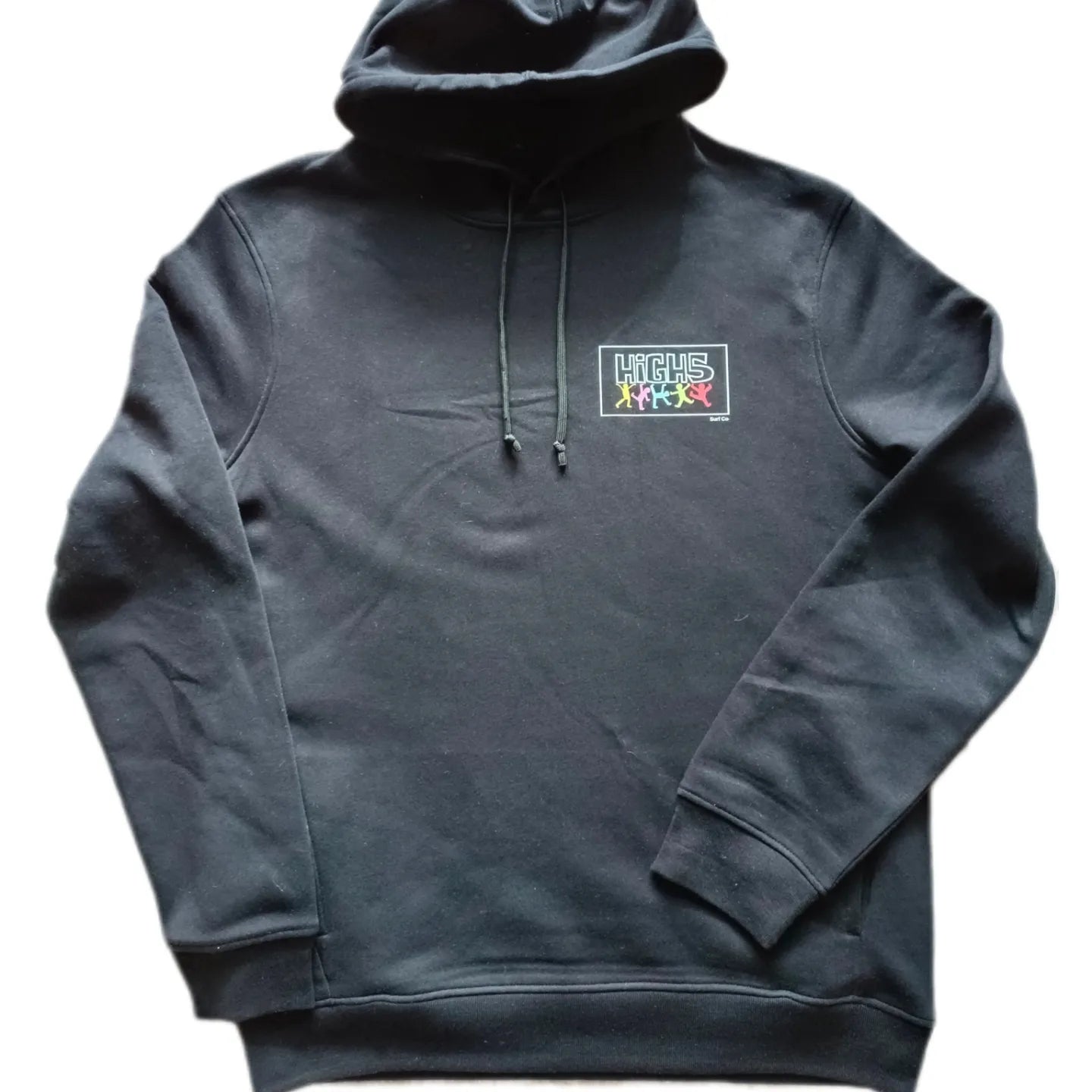 Organic hoodie black "High5"